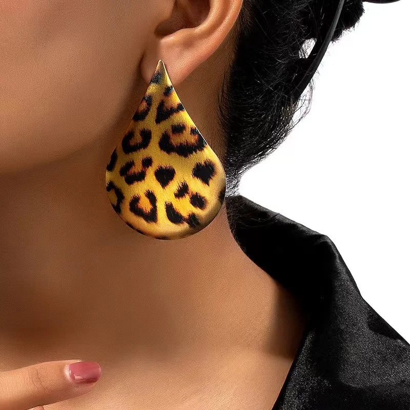 Simple Geometric Drop Metal Stud Earrings For Women Holiday Party Gift  Jewelry Ear Accessories