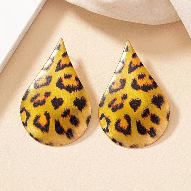 Simple Geometric Drop Metal Stud Earrings For Women Holiday Party Gift  Jewelry Ear Accessories
