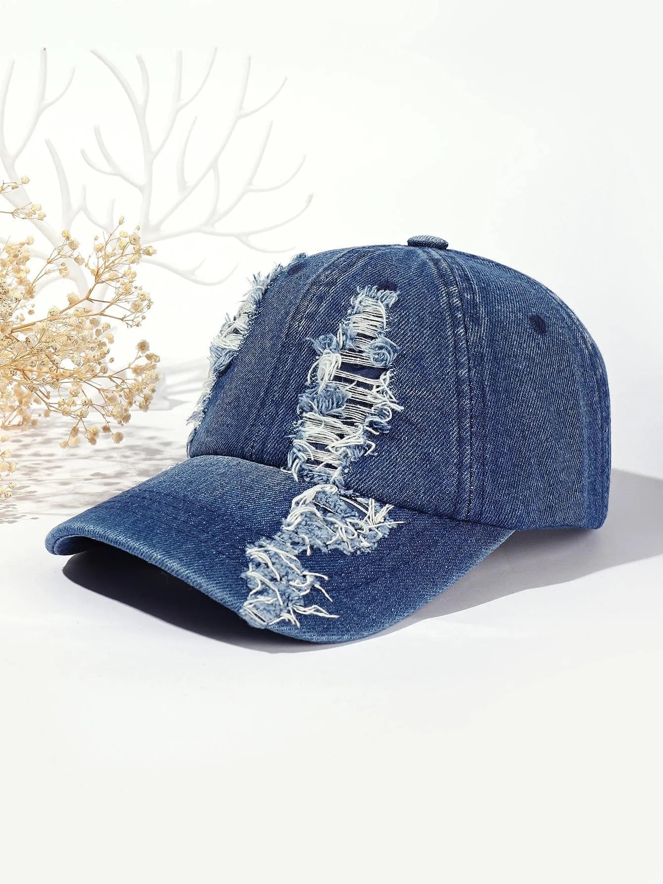 Baseball Caps Vintage Washed Distressed Cap Fashion Sports Denim Hats Plain women Men Dad Caps