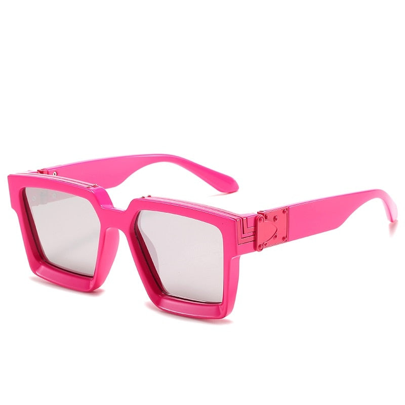 CRIXALIS Fashion Steampunk Sunglasses Women 21 Colors Luxury Brand Square Anti-glare Driving Sun Glasses For Men