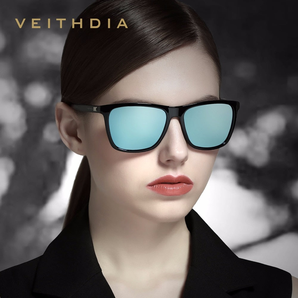 VEITHDIA Brand Unisex Retro Aluminum+TR90 Sunglasses Polarized Lens Vintage Eyewear Accessories Sun Glasses For Men/Women 6108