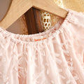 Girls' Dress Spring Autumn New Fashion Children's Sweet Embellished Princess Dress Baby Sweet Stylish Long Dress