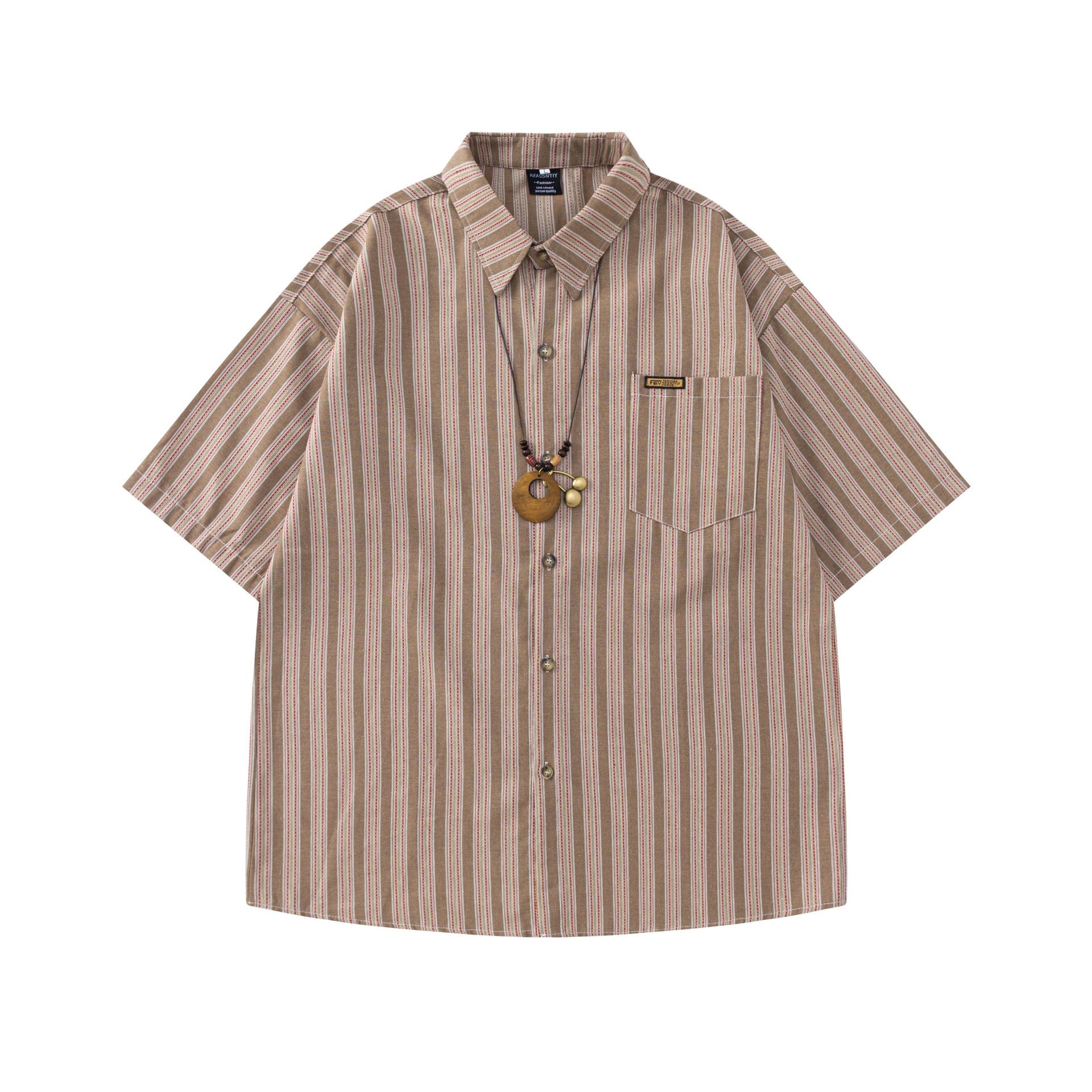 Accessories embellish short sleeves
