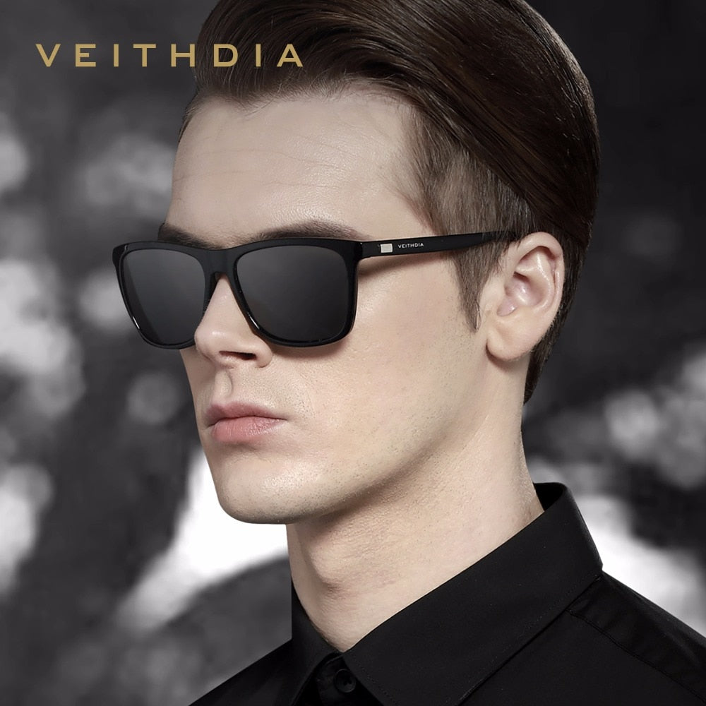 VEITHDIA Brand Unisex Retro Aluminum+TR90 Sunglasses Polarized Lens Vintage Eyewear Accessories Sun Glasses For Men/Women 6108