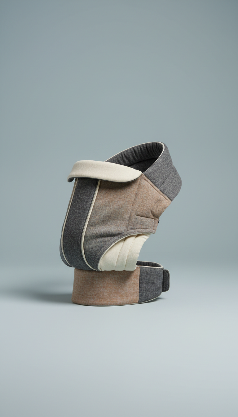 Minimalist baby carrier in organic cotton