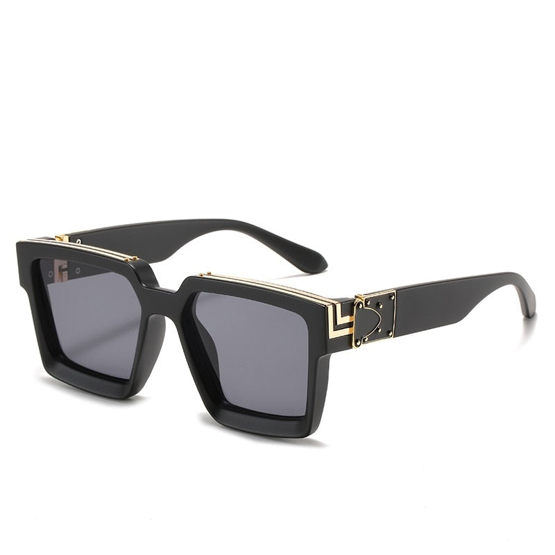 CRIXALIS Fashion Steampunk Sunglasses Women 21 Colors Luxury Brand Square Anti-glare Driving Sun Glasses For Men