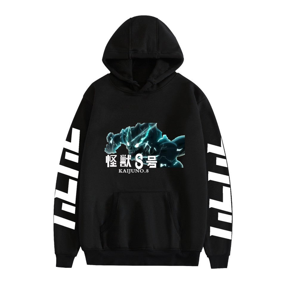 Kaiju No. 8 Anime Cartoon Print Fashion Loose Hoodie Men