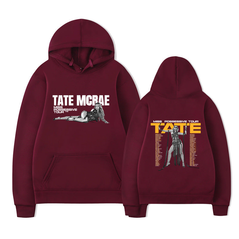 Tate McRae Miss Possessive Tour Hoodies Men Women Fashion
