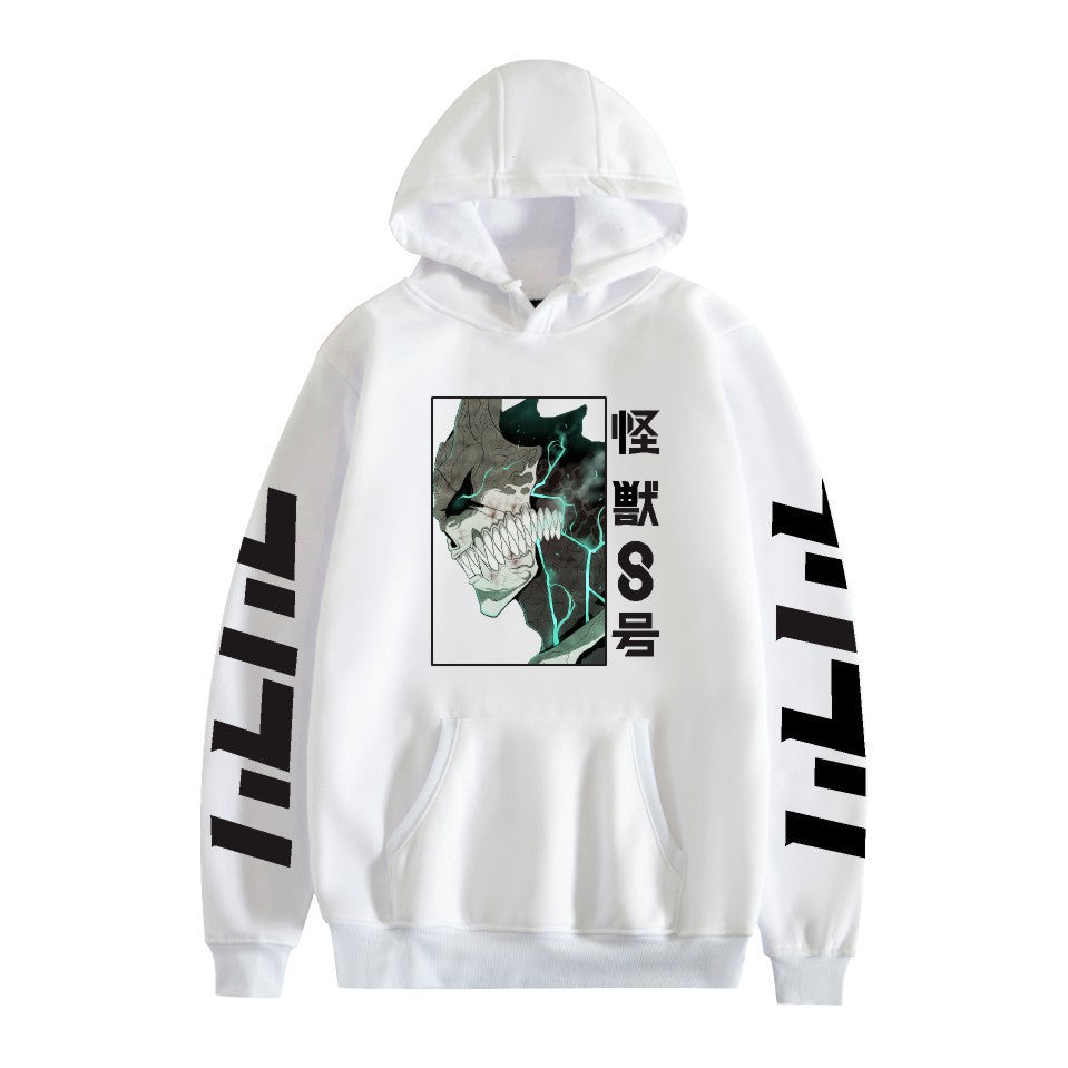 Kaiju No. 8 Anime Cartoon Print Fashion Loose Hoodie Men