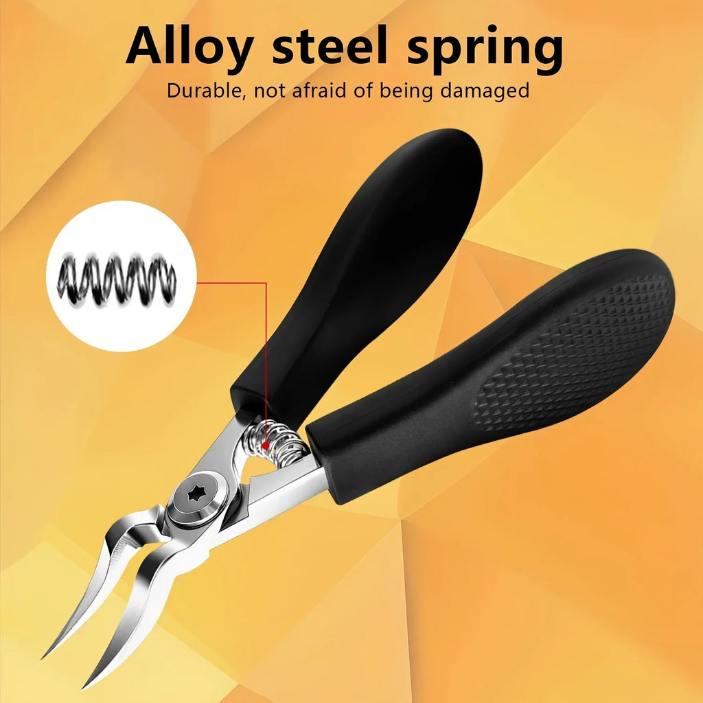 Heavy-Duty Stainless Steel Nail Clipper for Thick Toenails
