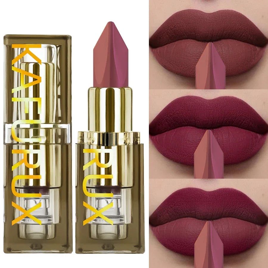 Lipstick – Two-Tone – Matte – Purple Black Glitter Matte | KIMLUD