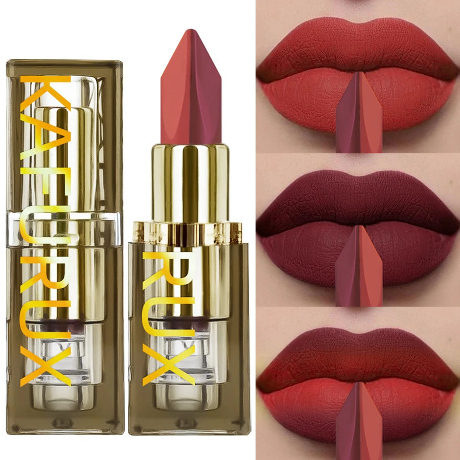 Lipstick – Two-Tone – Matte – Purple Black Glitter Matte | KIMLUD